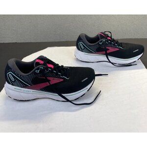 Brooks Ghost 14 Women's Size 8 D (Medium) Running Shoes Black Pink 1203561D013